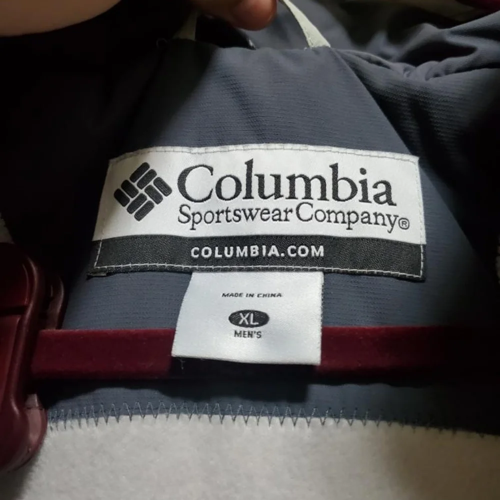 NWOT Men XL Columbia Ski Jacket Red/White/Gray - Picture 4 of 7
